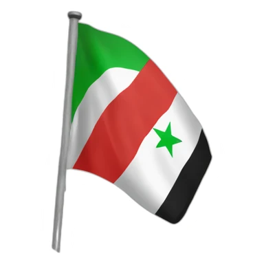 Flag of the Syrian revolution sticker