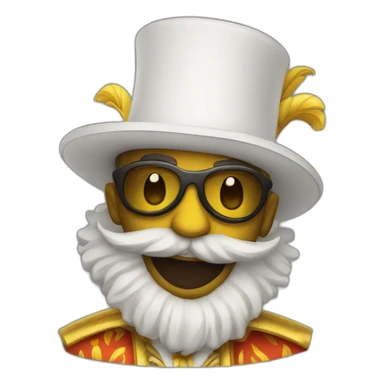 carnaval man sticker