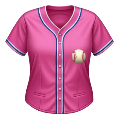 Softball hitting pink jersey sticker