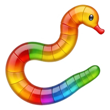 gusano de gomita sticker