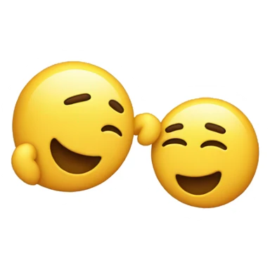 emoji touching another emoji  sticker