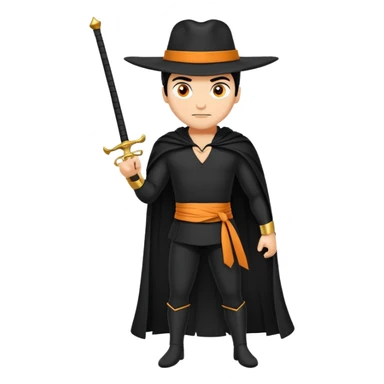 Diseña un Zorro animado cuerpo completo  sticker