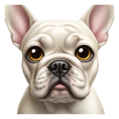French bulldog looking at viewer sticker