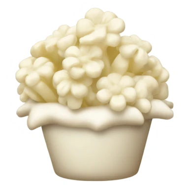 Decoration vanilla colour  sticker