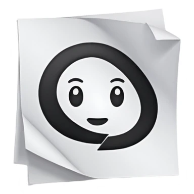 A paper scrimping AI AI sticker