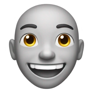 Smiling emoji with kicking feet sticker