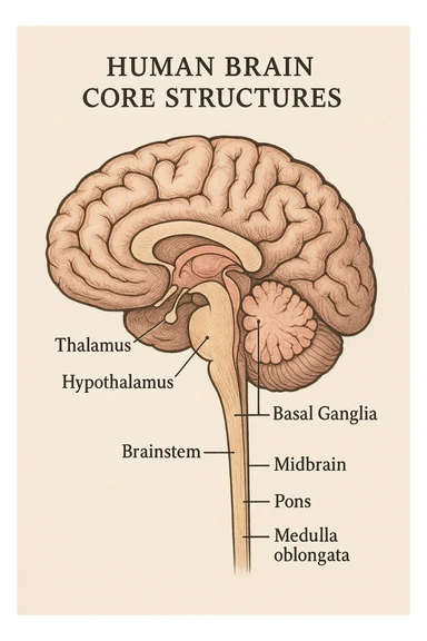 Core visto anatomicamente sticker