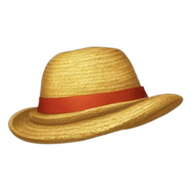 Chapeau de paille de luffy sticker