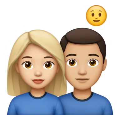 Filipino female with a light skin male sticker