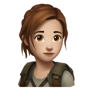 Ellie the last of us Little bit dezoom sticker