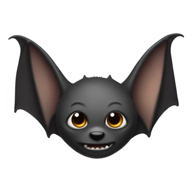 Bat up close  sticker
