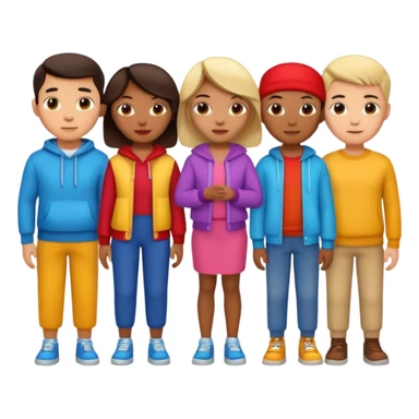 cartoon characters sticker