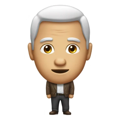 Man with a very big butt sticker