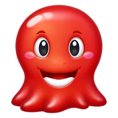 generate an emoji-style image of a gusher gummy sticker