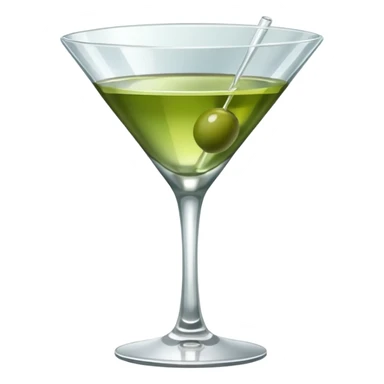 martini glass sticker