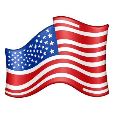 us flag emoji upside down sticker
