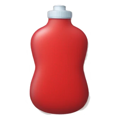 hot water bottle red sticker