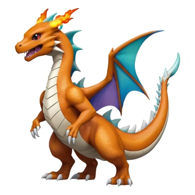 Noivern-Marowak-Charizard-Lugia-Fakémon-hybrid-creature (full body)  sticker