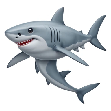 Shark with shoes on  sticker