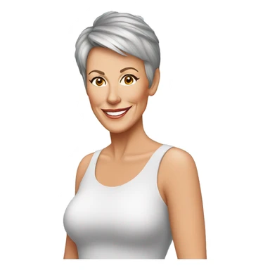 jamie lee curtis cartoon wearing tee sticker