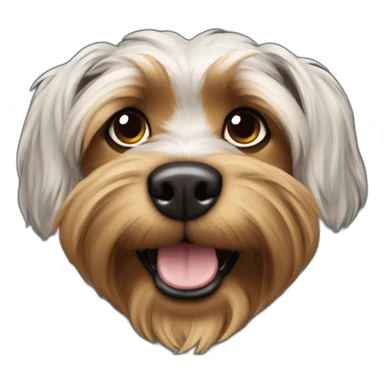 Dog Yorkshire with Batman Costume sticker