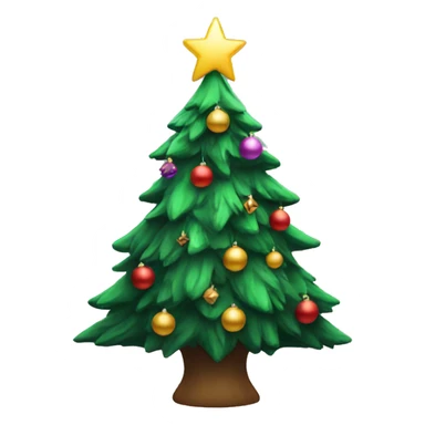 aesthetic Xmas tree sticker