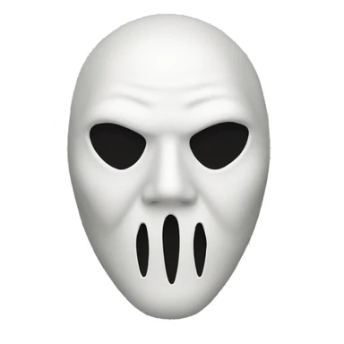 Ghostface mask sticker