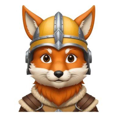 viking fox sticker