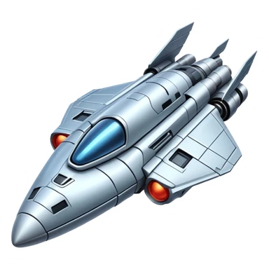 SHMUP space ship sticker