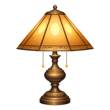 classical lighting lamp sticker