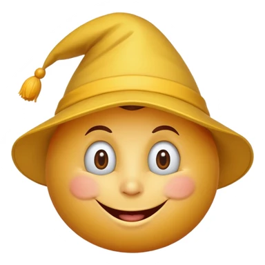 Cornball with brown smiling head on top sticker