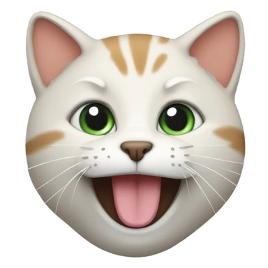 Cat that say meow  sticker