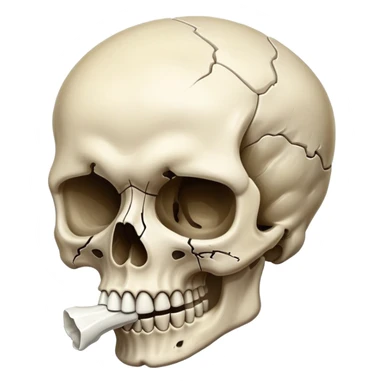Chocked Skull sticker
