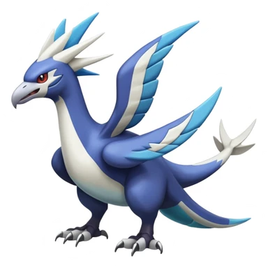 Silvally-Latios-Palkia-Dialga-Lugia-Nargacuga-Noivern-fusion-Fakémon-Pokémon-creature (full body) sticker