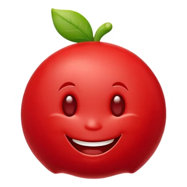 a babybel cheese character with a smiling face sticker