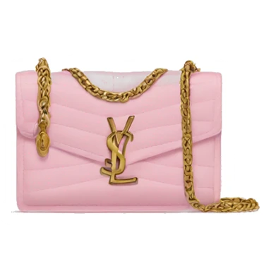 baby pink ysl bag sticker
