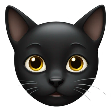 Black cat stinks  sticker