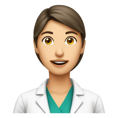 Mujer farmaceutica trabajando en una inspeccion  sticker