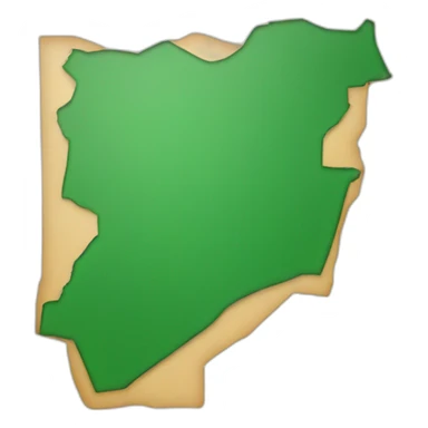 Algeria map sticker