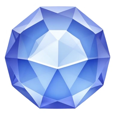 Periwinkle crystal  sticker