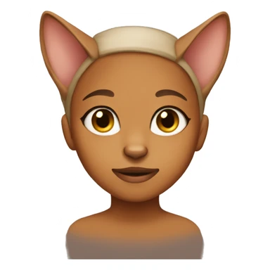 The Abyssinian cat girl sticker