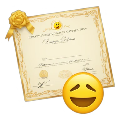certificates sticker