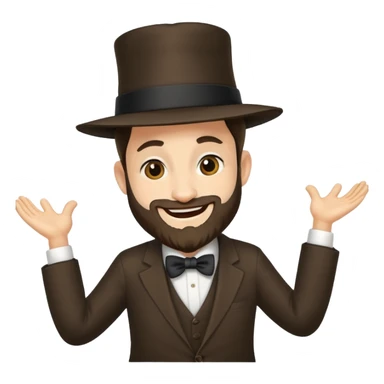 a rabbi twerking sticker