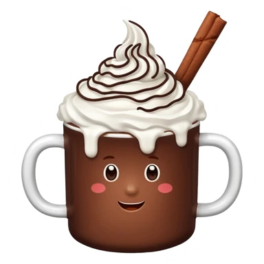 Hot chocolate sticker