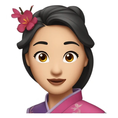 mulan disney sticker