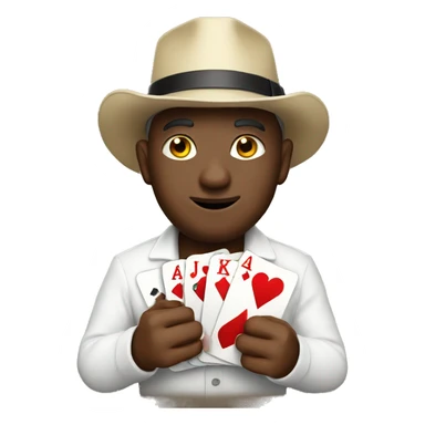 Lucky poker  sticker