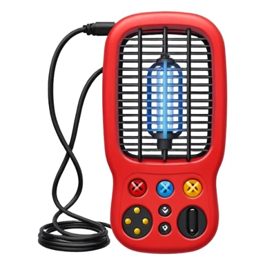 red bug zapper sticker