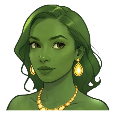 Una mujer con el rostro iluminado por un resplandor dorado, con un sol brillando detrás de ella, simbolizando su luz interior que nunca se apaga. sticker