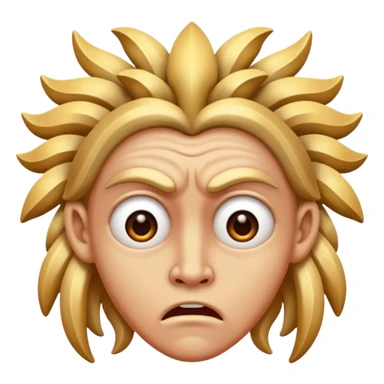 Deidad mitológica asustada sticker