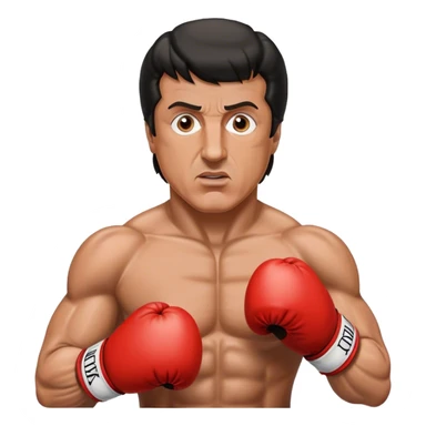 sylvester stallone rocky sticker
